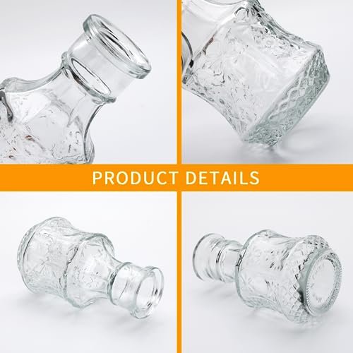 32 Vintage Glass Bud Vases for Rustic Decor