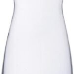 8-Inch Clear Glass Vase: Modern Boho Centerpiece Decor