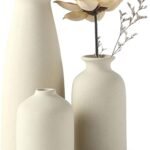 Chic CEMABT Beige Ceramic Vase Set – Modern Boho Decor
