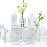 CUCUMI Set of 12 Vintage Glass Bud Vases