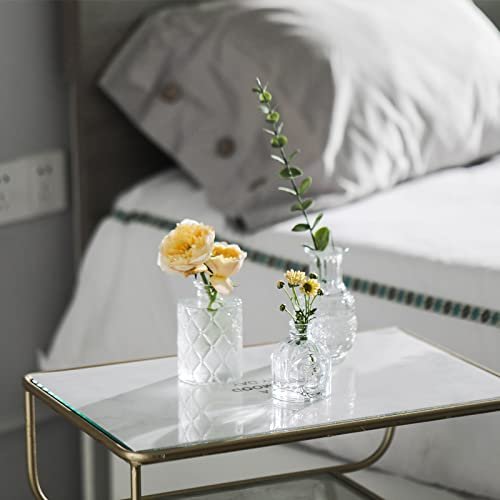 CUCUMI Set of 12 Vintage Glass Bud Vases