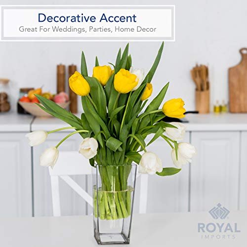 Durable Acrylic Square Vase for Floral Arrangements