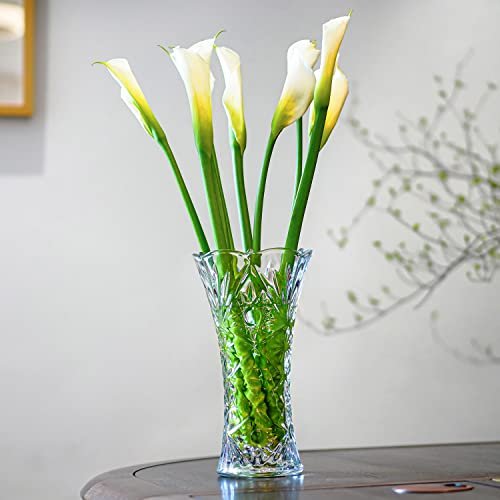 Elegant 11.2" Sunflower Glass Flower Vase - Perfect Gift!