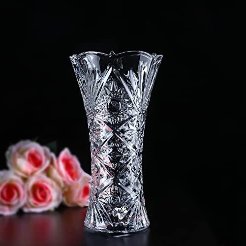 Elegant 11.2" Sunflower Glass Flower Vase - Perfect Gift!