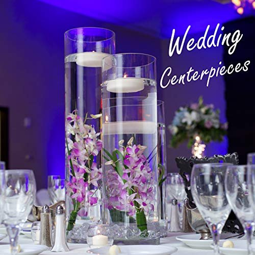 Elegant 14" CYS Excel Glass Cylinder Vase Centerpiece