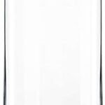 Elegant 16-Inch Clear Glass Cylinder Vase Centerpiece