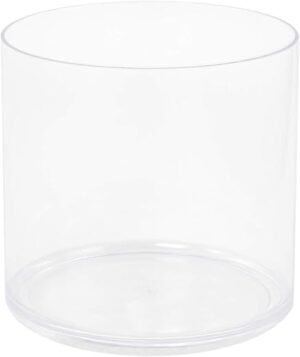 Elegant 6" Break-Resistant Acrylic Flower Vase