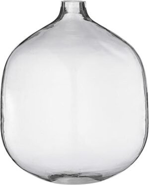 Elegant Bloomingville Clear Glass Vase for Floral Decor