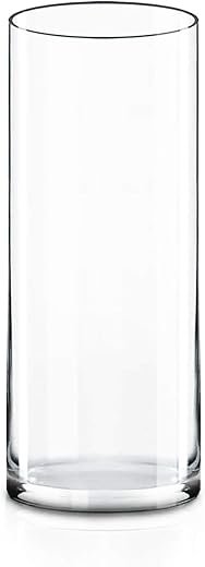 Elegant CYS Excel 12" Clear Cylinder Vase for All Occasions