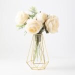 Elegant Gold Geometric Vase for Stylish Home Decor